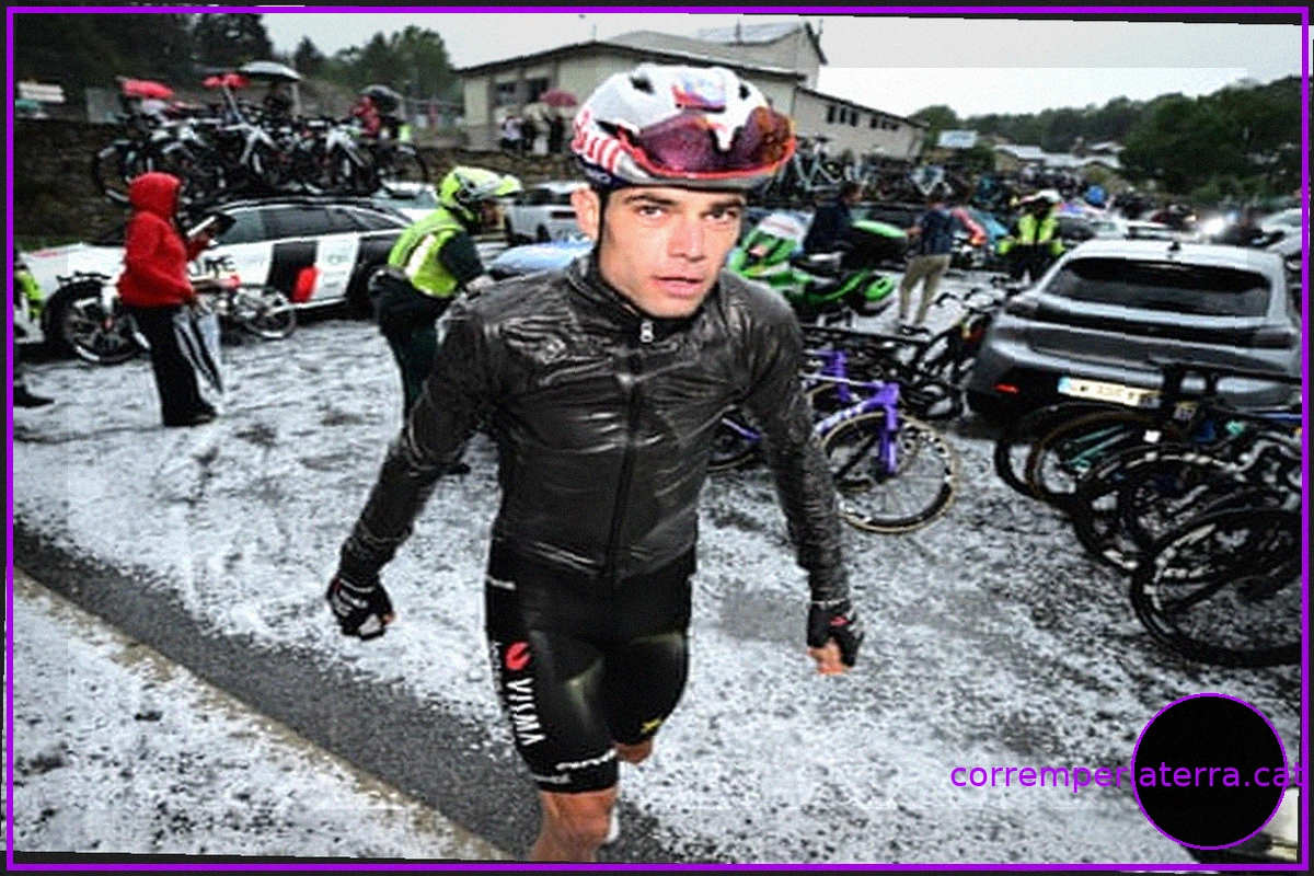 Vuelta a España: Tormenta de granizo suspende la tercera etapa en los Pirineos