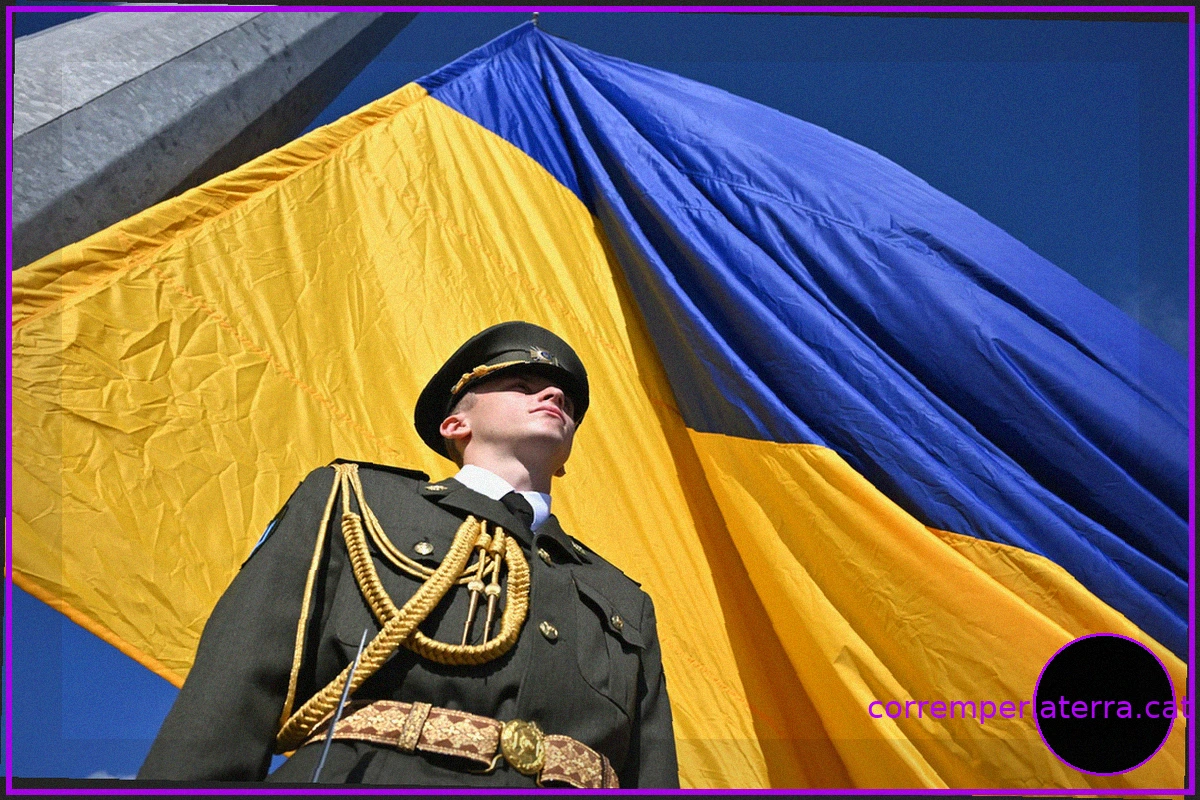 Ucrania celebra el Día Nacional de su Bandera