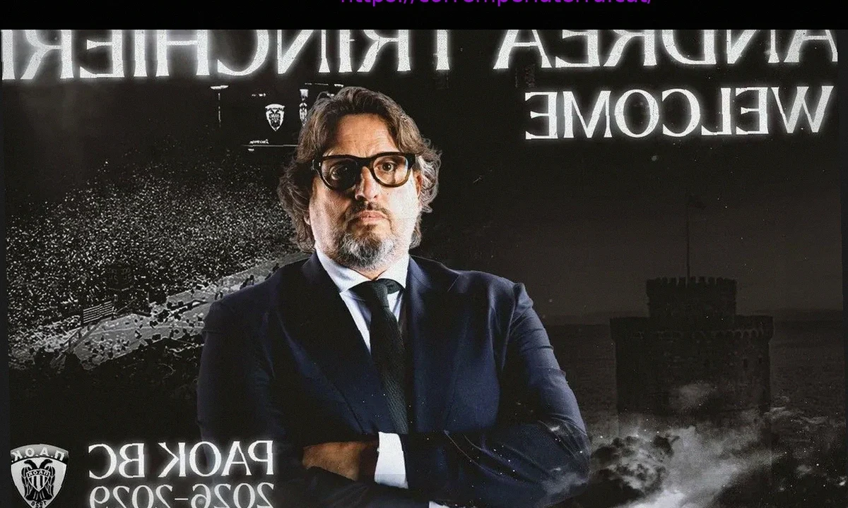 PAOK Salónica Ficha a Andrea Trinchieri con Ambiciones de Euroleague